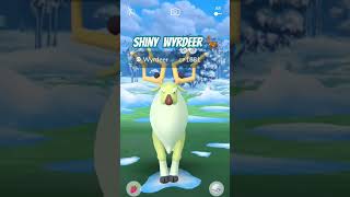 Shiny Wyrdeer debut in Pokémon Go! 🦌 #shiny #shorts #rare #deer (👍 & Subscribe for more fun shorts!)