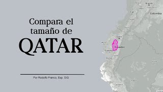 Qué tan grande es Qatar?