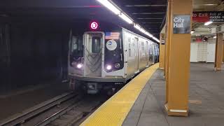 MTA Subways - Kawasaki R160B #9033 on the (R) at City Hall