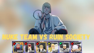 Nuke Team Vs Ruin Society! Did 4 Units Cook? I Anime World Tower Defense