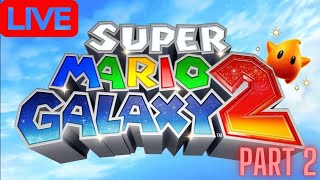 Super Mario Galaxy 2 100% Playthrough Part 2 World 2