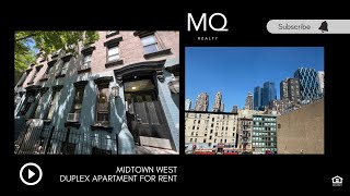 355 W53rd St Apt 1E  2 Bedroom Duplex For Rent Midtown NYC MQ Realty