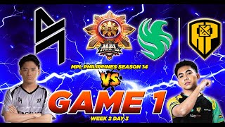 OHEB IS BACK!!! 🔥🔥🔥BLACKLIST PH VS. FALCONS APBREN [FULLGAME 1] MPL-PH S14 | WEEK 2 DAY 3 🔥🔥🔥