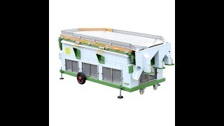 GRAVITY SEPARATOR cleans peanuts 2 :to remove blighted seed,budding seed,damaged seed,etc.