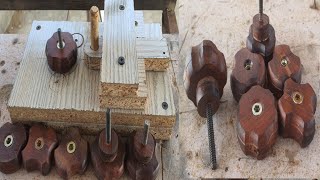 how to make triangle, hexagonal knob #making jig/ essential jig for wood working, #diy knob jig