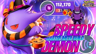 GENGAR BECOMES THE S-TIER SPEEDY GHOST WITH THIS INSANE SHADOW EATER META BUILD!!!🔥 | Pokemon Unite