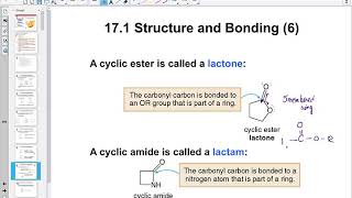 Chapter 17 Carboxylic Acids, Esters, and Amides Lesson 1