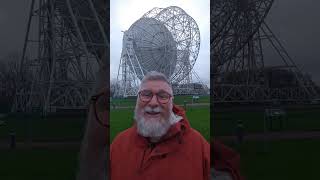 Tim O'Brien, Assoc. Director of Jodrell Bank Observatory, at the Lovell Telescope