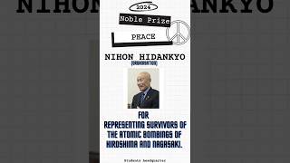 Noble Prize in Peace - Japanese organisation of bombing survivors Nihon Hidankyo #atomsforpeace