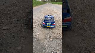 RC on Rough Gravel | Tamiya TT01 Subaru Impreza | #rccar #shorts  #subaruimprezawrx #tamiya