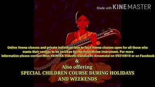 Veena online classes, private individual classes face to face Veena classes open from now