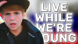 перевод песни One Direction - Live While We're Young (MattyBRaps Cover)