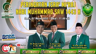 PERINGATAN ISRA' MI'RAJ  NABI MUHAMMAD SAW 1443 H UNIVERSITAS AL WASHLIYAH (UNIVA) MEDAN