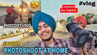 Photoshoot at home*ghar de vich studio*CAMERA price ??📸🤑#vlog1