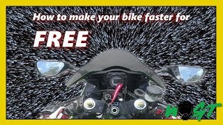 How to make motorcycle faster!