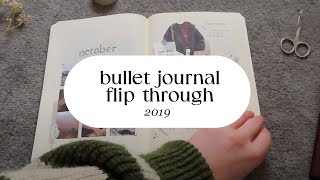 bullet journal flip through | 2019