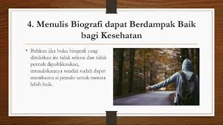 Manfaat Menulis Biografi #penulisgunung @Biografi #menulisbiografi #jasapenulis