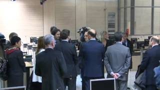 2014.12.11 Delegazione italiana in visita al Tribunale speciale di Belgrado (Video Tanjug)