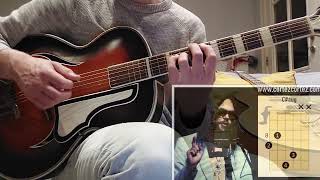 ARCHTOP SERIES |Marma Archtop| How To Play "NEW YORK I LOVE YOU" by LCD SOUNDSYSTEM Lesson Tutorial