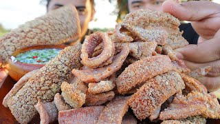 OUTDOOR COOKING | CRISPY TUWALYA NG BAKA MUKBANG (HD)