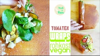 Tomatenwraps | Roh. Vegan. Wrap.