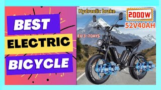 Ridstar Q20 Ebike 2000W Dual Motor 52V40AH Lithium Battery Life