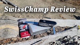 Unboxing Victorinox SwissChamp Swiss Army Knife in YELLOWSTONE National Park - Tool Overview