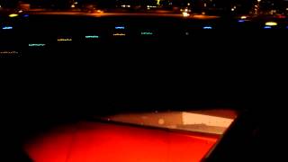 easyJet A319-111 Night Take Off from Geneva-Cointrin(GVA)