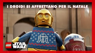 I droidi si affrettano per il Natale | Festeggia la stagione | Star Wars Kids Italia