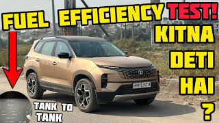 Tata Safari Fuel Efficiency Test- kitna deti hai? Tank to Tank Method! City+Highway Mix Condition