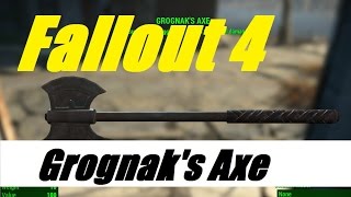 Fallout 4 Rare Weapon Guide - Grognak's Axe