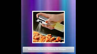 BBQ Healthy Kitchen Cooking Oil Vinegar Spray Bottle