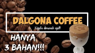 Resep DALGONA COFFEE || Minuman VIRAL!!!