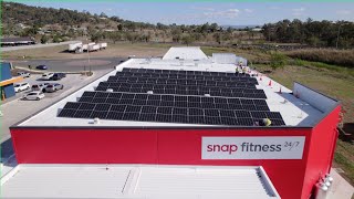 SnapFitness Commercial Solar Installation