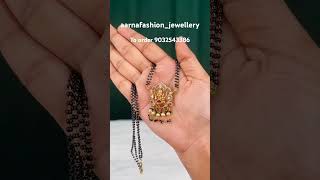 Price : 460/- plus shipping#blackbeedschain#nakshijewellery#fashionaccessories#onegramgoldjewellery