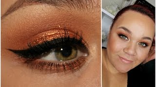 Copper Orange Eyes | GRWM