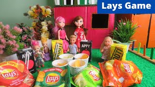 Ep172 | Lays வச்சு விளையாட போறோம் | barbie doll | bomma padam | barbie videos