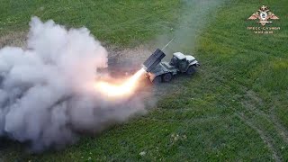 Artillerymen of the 9th regiment destroy a cluster of Ukrainian #ukraine #russia #war