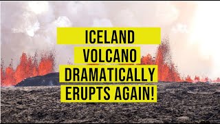 Volcano in Iceland erupts