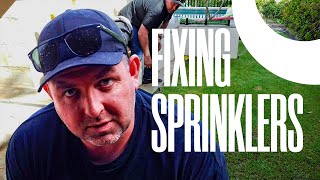 Fixing broken sprinklers