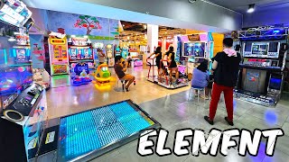 Element Family Fun at Lippo Mall Puri | Video Game Arcade Tours Jakarta 🇮🇩