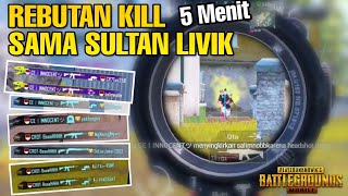 [Ampun Bang jago] Rebutan Kill Ama Sultan Livik - Padahal musuhnya aja yg bot semua 😅- PUBG Mobile