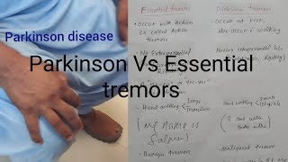 Essential Tremors Vs Parkinson tremors