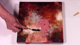 Abstract Art-Topical Texture in Oil/Cold Wax-Tutorial-Lisa B. Boardwine