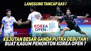 SIAP BUAT KEJUTAN...? Duo Ganda Putra Debutan Tancap Gas Korea Open ! Dapat Lawan Hebat ?