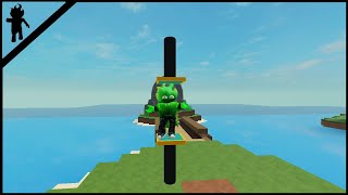 How to make vertical glitched piston heads | Roblox stranded