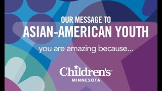 Our message to Asian-American youth