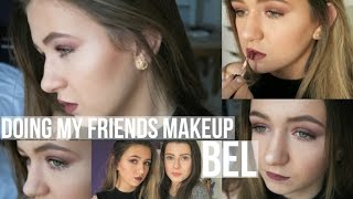 DOING MY FRIENDS MAKEUP//BEL | HelloAmyy