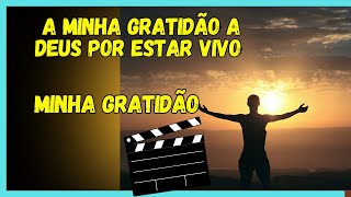 A minha gratidão a Deus por estar vivo - #gratidaoadeus