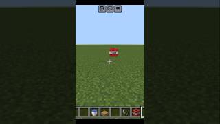 Lifehack Minecraft:this saves from TNT explosions ... #minecraft #shorts #lifehacks #tnt